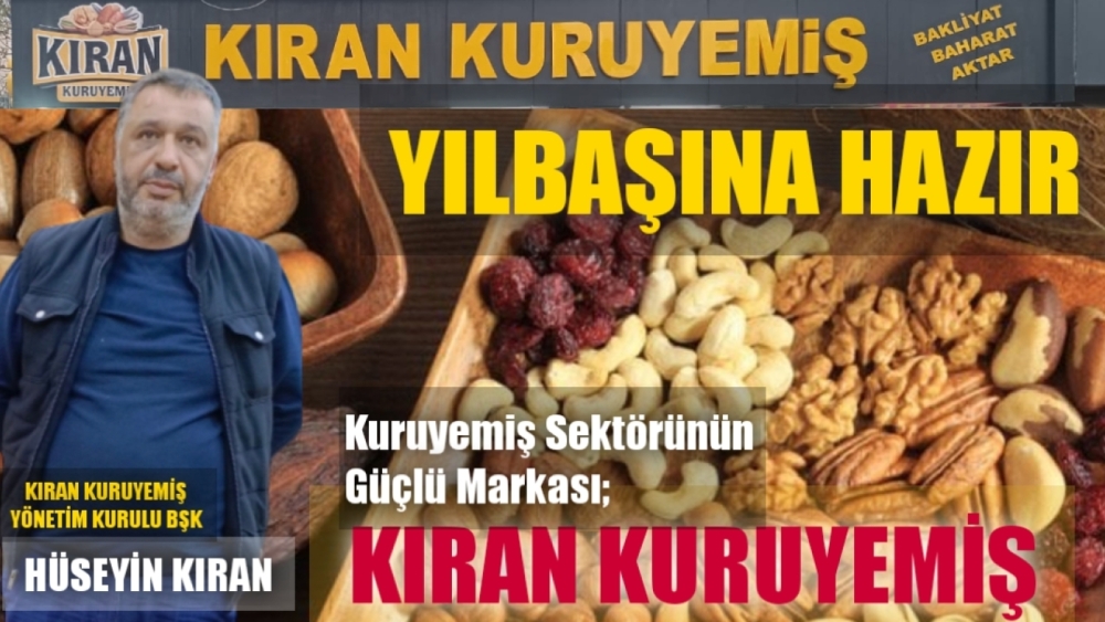 Kıran kuruyemiş, yılbaşı lezzetleriyle büyülüyor